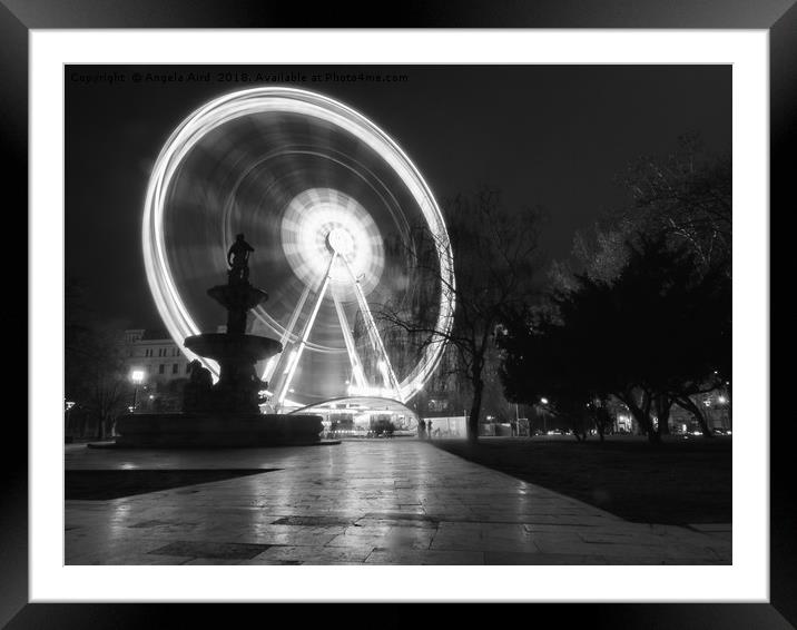 Budapest Eye.  Framed Mounted Print by Angela Aird