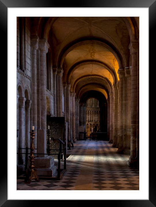 Arches and Light Framed Mounted Print by Kelly Bailey