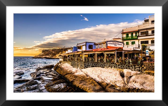 High and Dynamic La Caleta Framed Mounted Print by Naylor's Photography