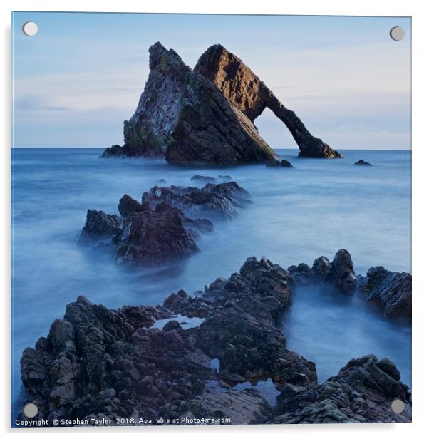 Bow Fiddle Rock Acrylic by Stephen Taylor