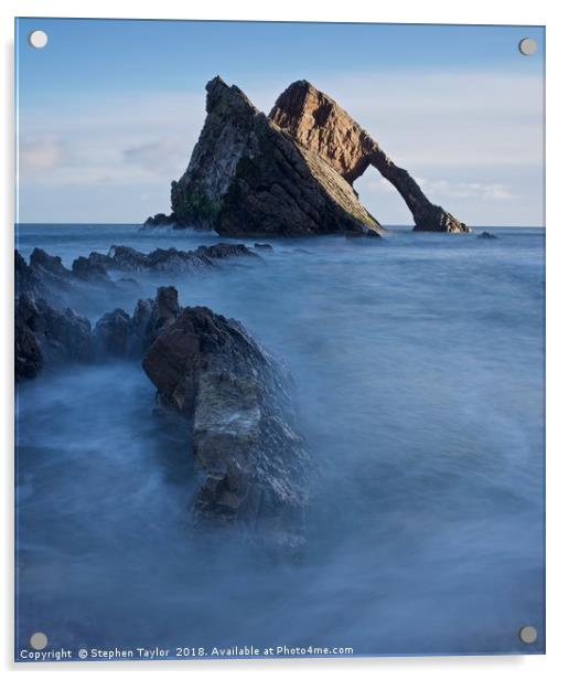 Bow Fiddle Rock Acrylic by Stephen Taylor