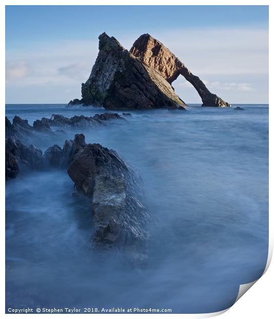 Bow Fiddle Rock Print by Stephen Taylor