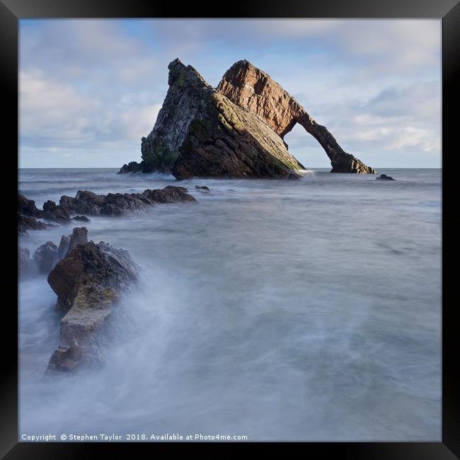 Bow Fiddle Rock Framed Print by Stephen Taylor