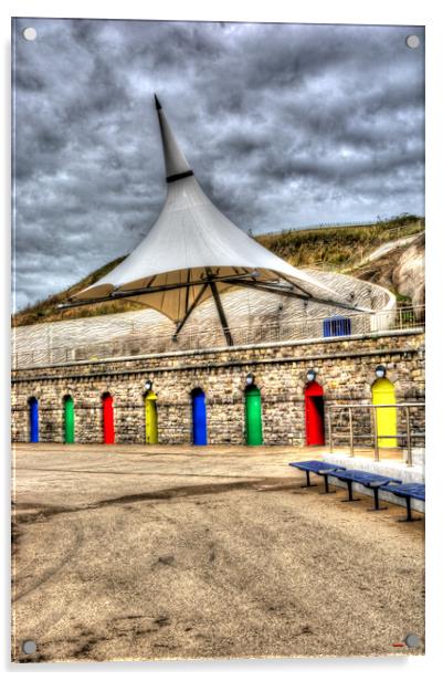 Gandalfs Hat at Barry Island Acrylic by Steve Purnell