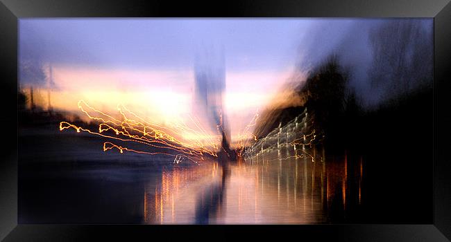 Henley abstract Framed Print by Graham Piper