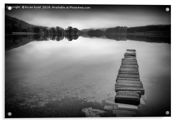 Loch Ard Acrylic by bryan hynd