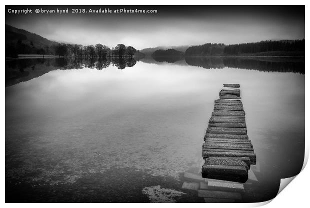 Loch Ard Print by bryan hynd