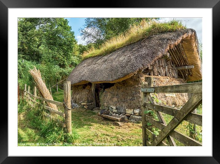 Highland Hame Framed Mounted Print by Douglas Milne