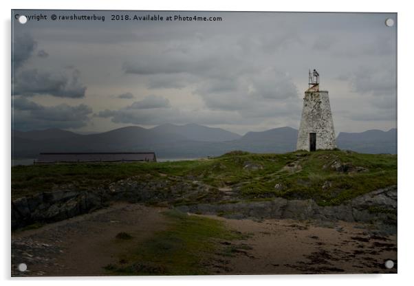 Tŵr Bach Lighthouse Acrylic by rawshutterbug 