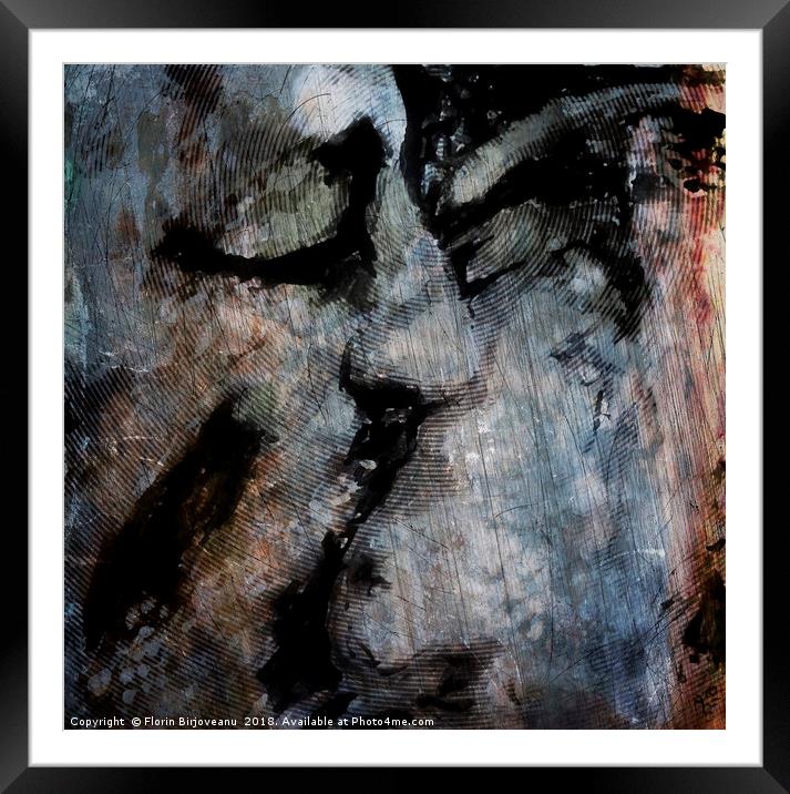 TEXTURE KISS  Framed Mounted Print by Florin Birjoveanu