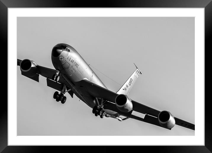 Boeing KC-135R Stratotanker Framed Mounted Print by J Biggadike
