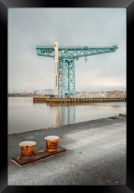 Clydebank Titan Crane Framed Print by Antony McAulay
