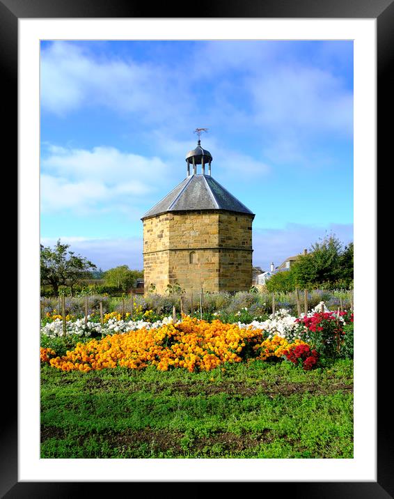 The old dovecot at the 14th century  Augustinian p Framed Mounted Print by Peter Jordan
