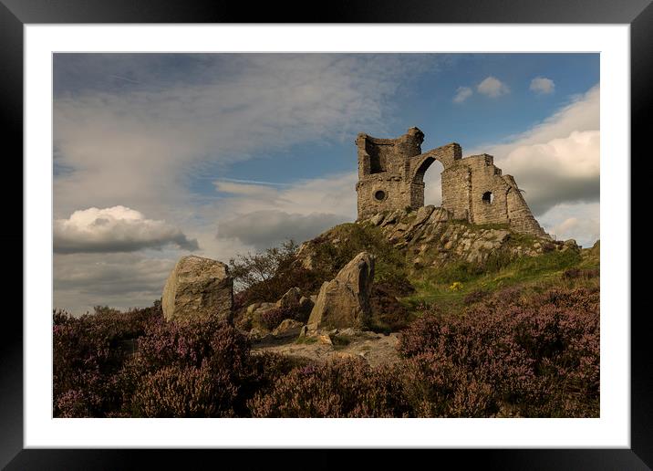 Mow Cop Castle Framed Mounted Print by Pam Sargeant