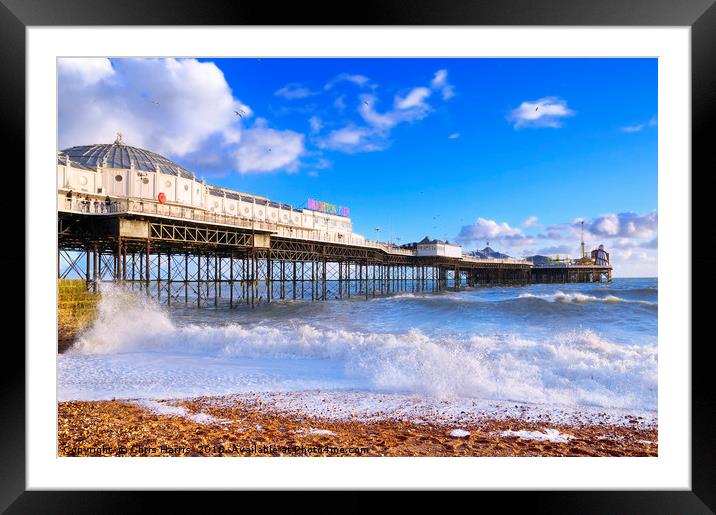 Brighton Palace Pier Framed Mounted Print by Chris Harris