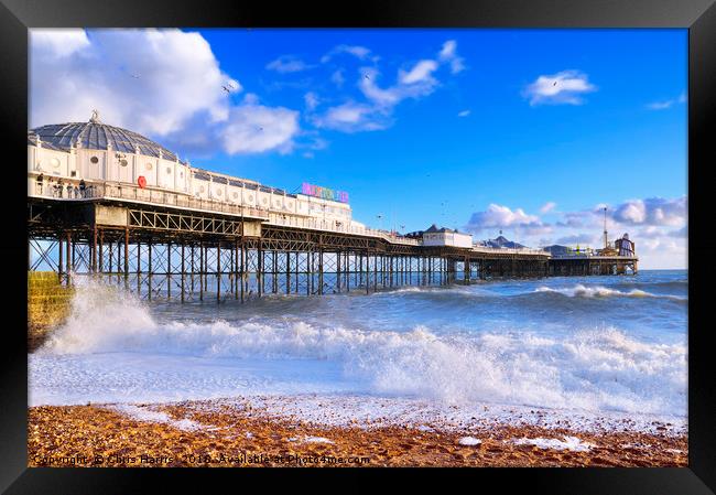 Brighton Palace Pier Framed Print by Chris Harris