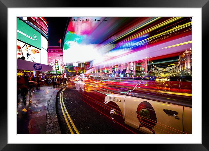 Leicester Square Framed Mounted Print by Gary Britton