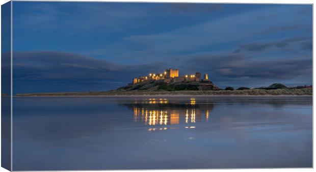 Twilight Castle Canvas Print by Naylor's Photography