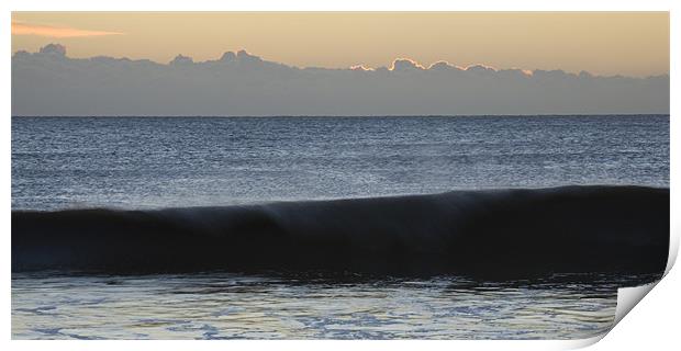 Ballynaclash beach at dawn Print by Ian Middleton