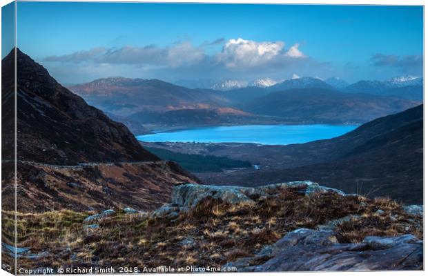 The road to Kylerhea #3  Canvas Print by Richard Smith