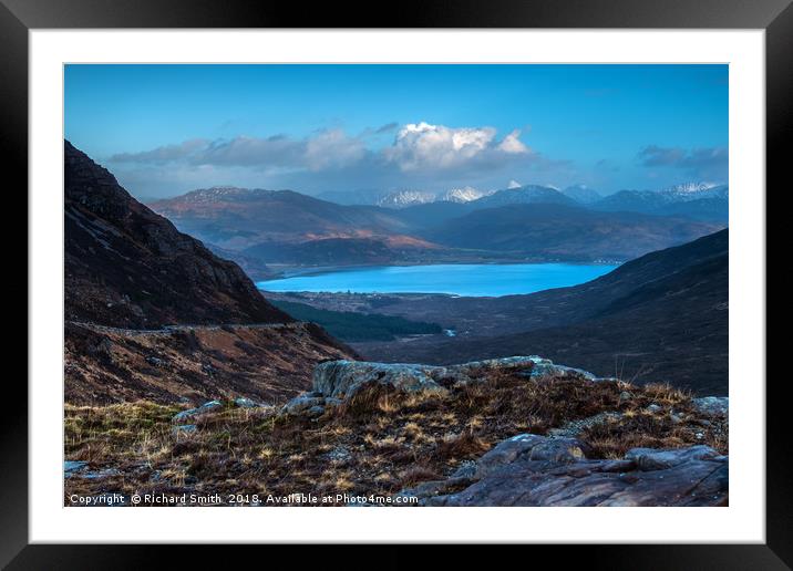 The road to Kylerhea #3  Framed Mounted Print by Richard Smith