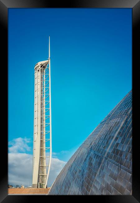 Observation Tower in Glasgow Framed Print by Antony McAulay