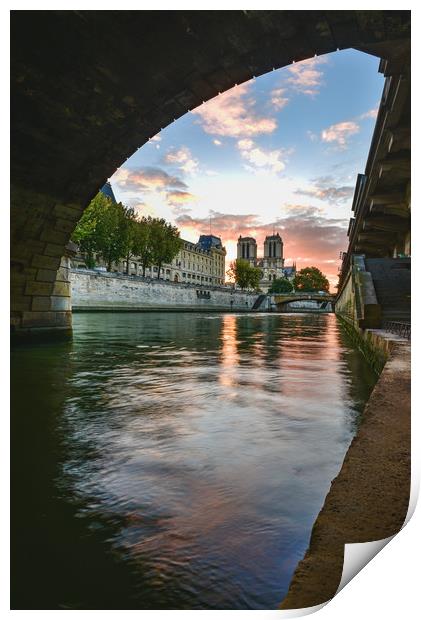 Paris Sunrise Print by Ankor Light