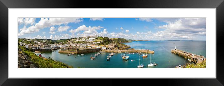 Mevagissey Fishing village, Cornwall Framed Mounted Print by Maggie McCall