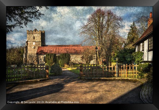 Holy Trinity Church Cookham Framed Print by Ian Lewis