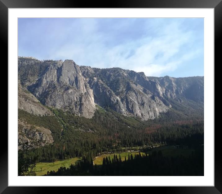 Yosemite Valley Framed Mounted Print by Tom Baughen