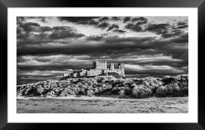King of Castles in Mono Framed Mounted Print by Naylor's Photography