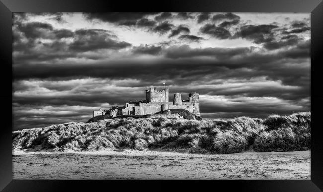 King of Castles in Mono Framed Print by Naylor's Photography