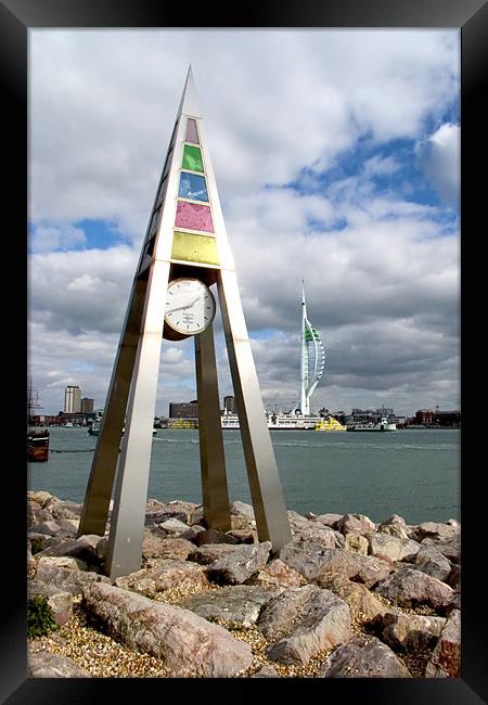 Spinnaker Tower Framed Print by Tony Bates