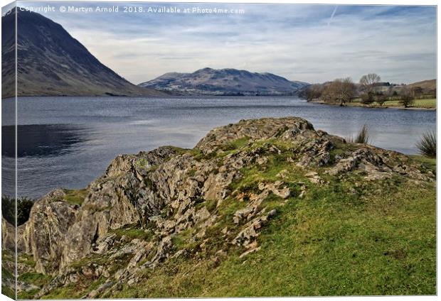 Crummock Water Lake District Canvas Print by Martyn Arnold