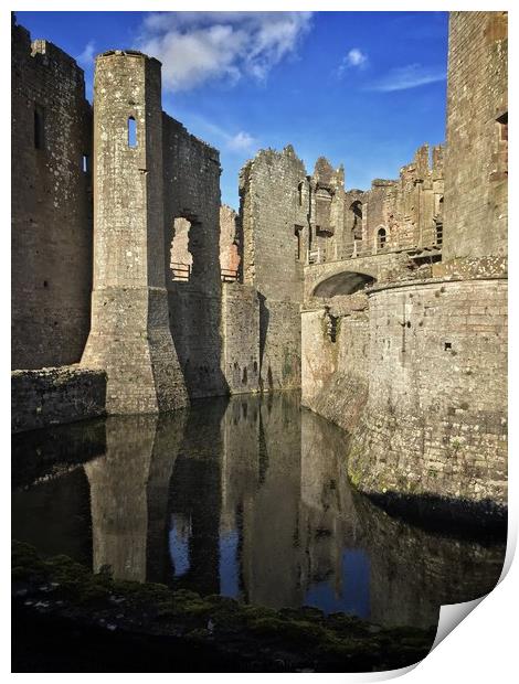 Reflected Castle Print by Neal P