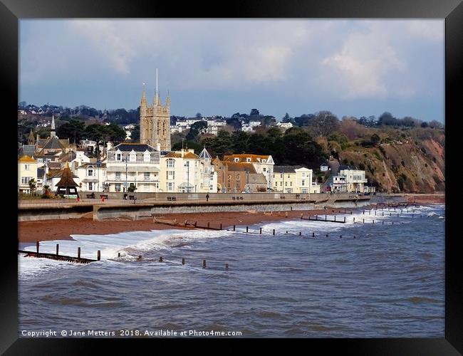                  Teignmouth               Framed Print by Jane Metters