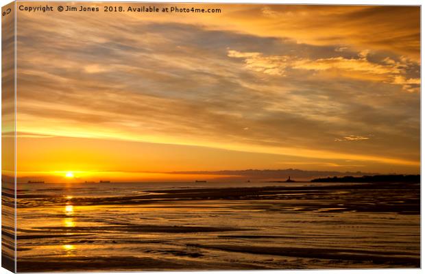 Copper coloured morning Canvas Print by Jim Jones