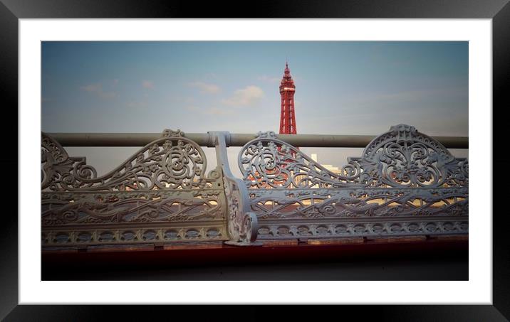 Blackpool  Framed Mounted Print by Victor Burnside
