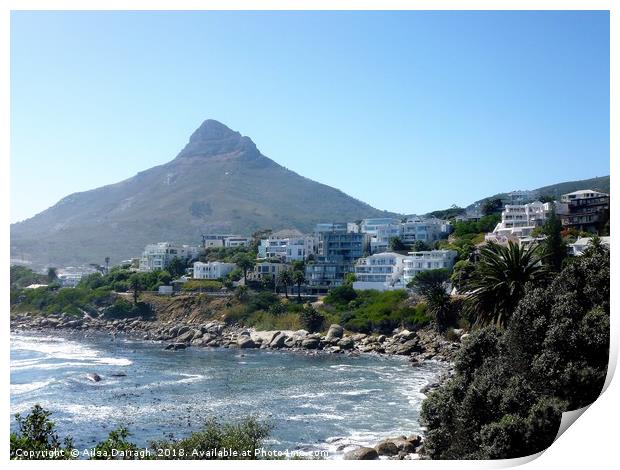Camps Bay, Cape Town, South Africa Print by Ailsa Darragh