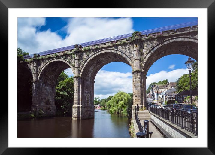 Knaresborough Viaduct  Framed Mounted Print by mike morley