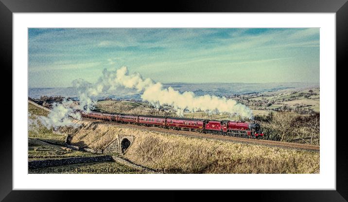 Galatea steam tour Framed Mounted Print by Keith Douglas