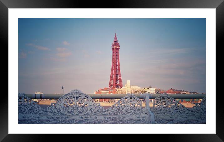       Blackpool Tower                              Framed Mounted Print by Victor Burnside