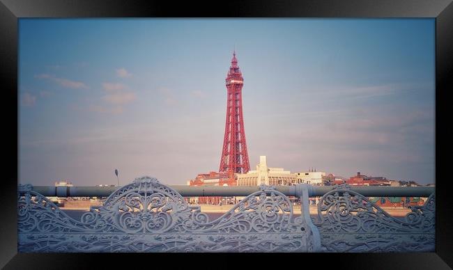      Blackpool Tower                              Framed Print by Victor Burnside