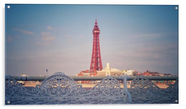       Blackpool Tower                              Acrylic by Victor Burnside