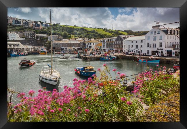 Mevagissey Fishing Village, Cornwall Framed Print by Maggie McCall