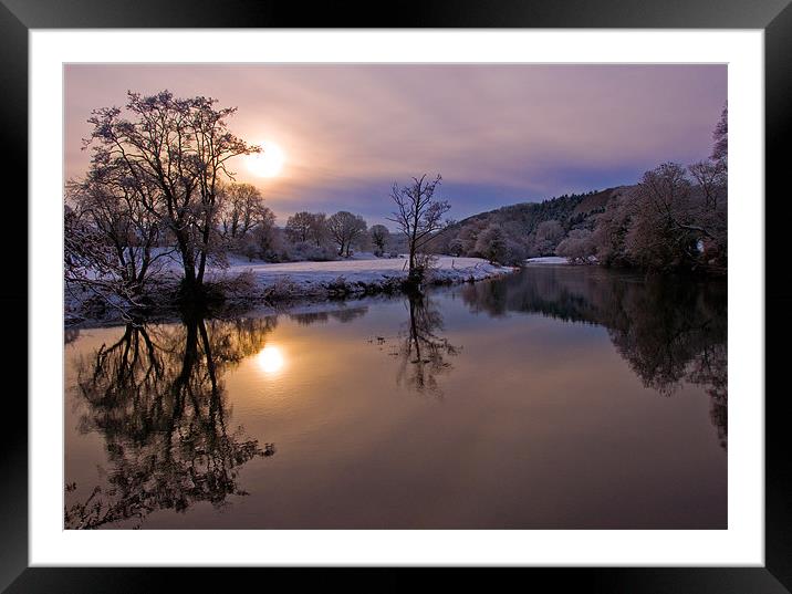 River Teifi Framed Mounted Print by Mark Robson