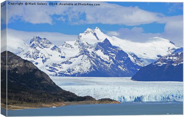 Perito Moreno Glacier and Lake Argentina.  Canvas Print by Mark Seleny