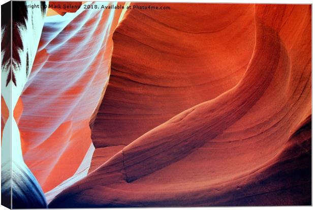 All colors of Antelope Canyon -1 Canvas Print by Mark Seleny