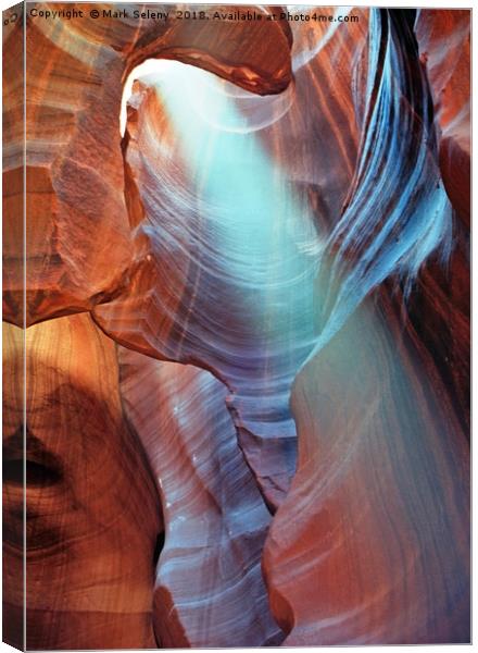 All colors of Antelope Canyon - 5 Canvas Print by Mark Seleny