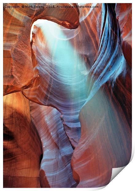 All colors of Antelope Canyon - 5 Print by Mark Seleny